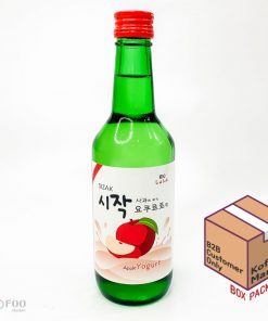 LQ. THE SIZAK SOJU APPLE YOGURT 1BOX(360ML*20)