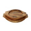 6. [KK] WOOD BASE FOR EARTHENWARE BOWL SMALL