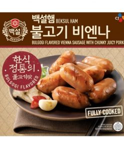 9. [CJ] BULGOGI FLAVOR VIENNA SAUSAGE WITH CHUNKY JUICY PORK (340G*18)